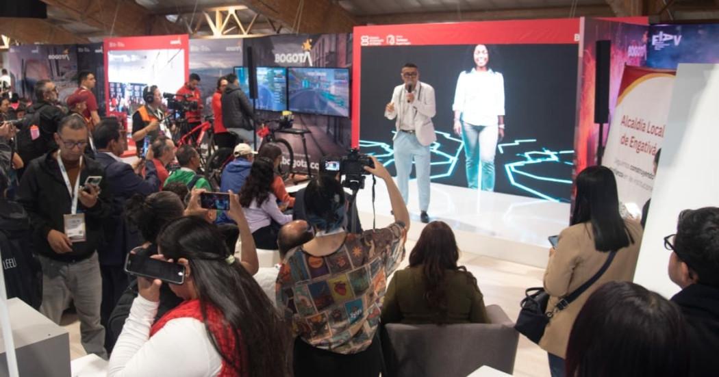 Foto de la participación de la localidad de Engativá en la feria de ANATO 2026 en Corferias.