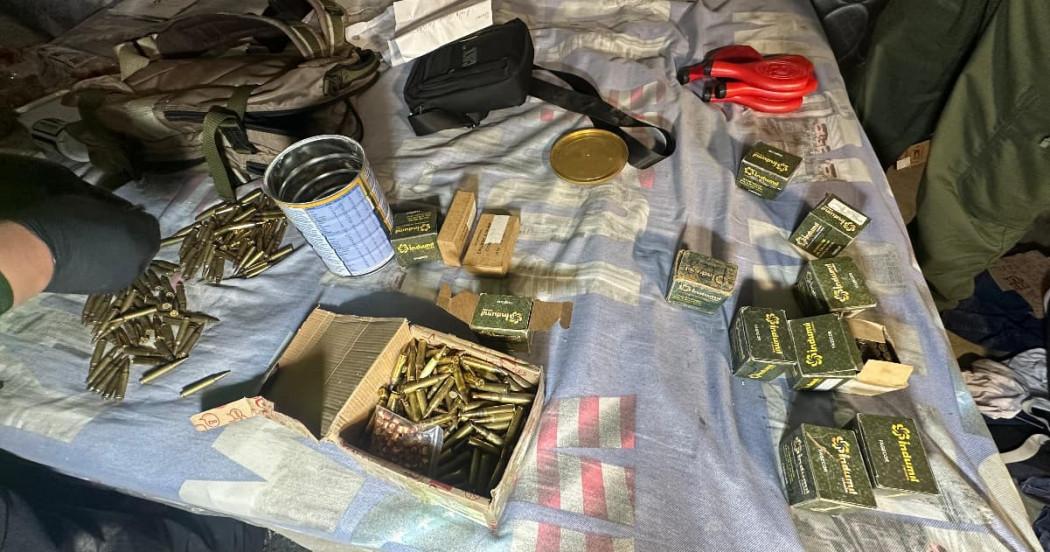 Material incautado en operativo.