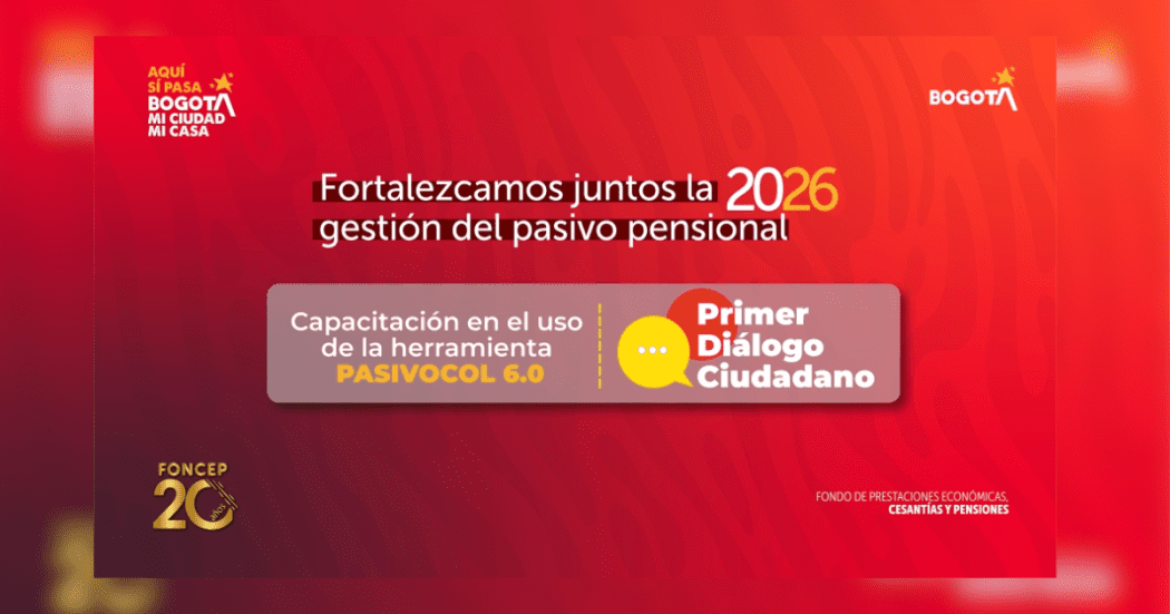 Imagen de la pieza gráfica del FONCEP