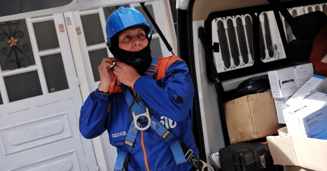 Imagen de Andrey Gomez, operario de ETB