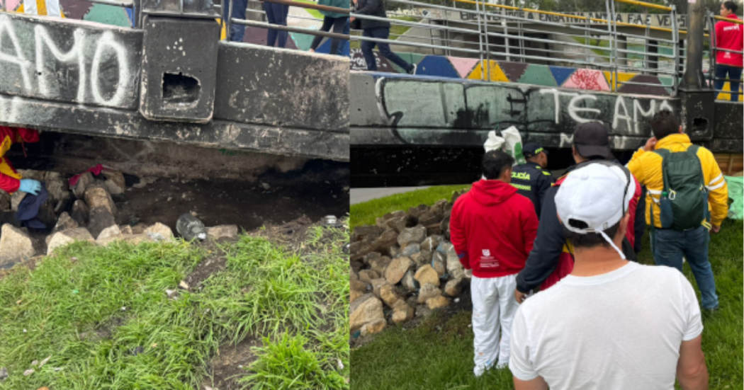 Foto de funcionarios del Distrito en operativo de limpieza