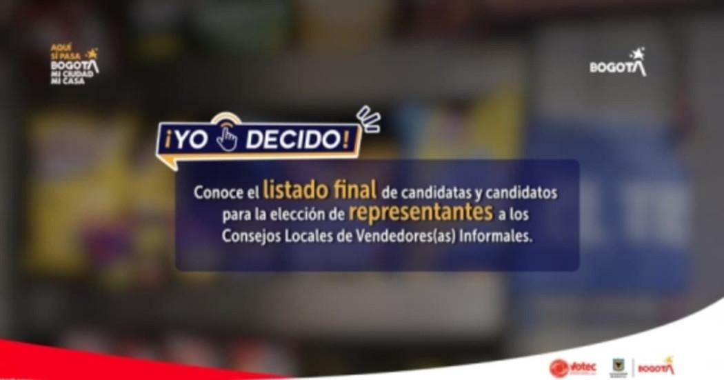 Conoce el listado definitivo de los Consejos Locales Vendedores Informales Bogotá 2026