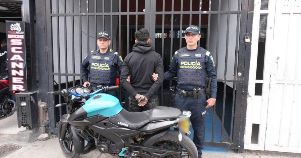 Hombre capturado y moto recuperada durante mega intervención