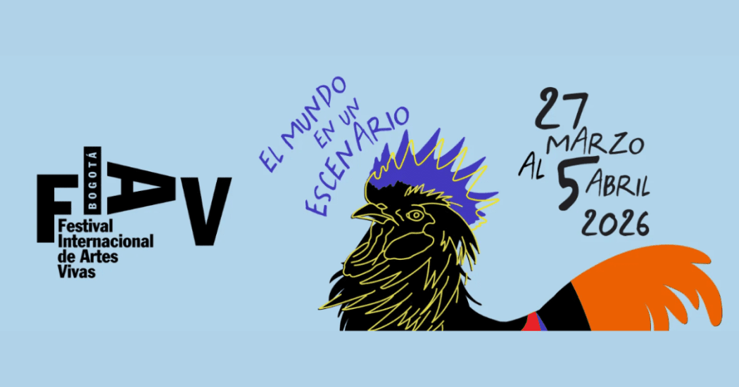 Imagen promocional del festival donde se observa el gallo imagen de la versión en 2026