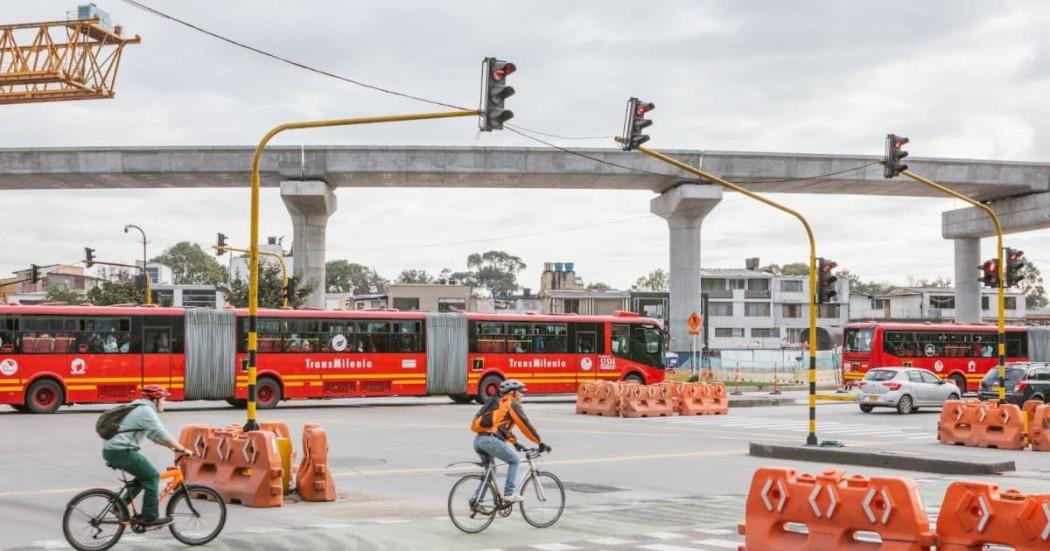 Foto de una vía de Bogotá