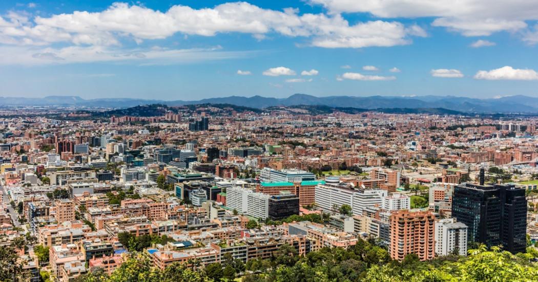 Foto panóramica de Bogotá 