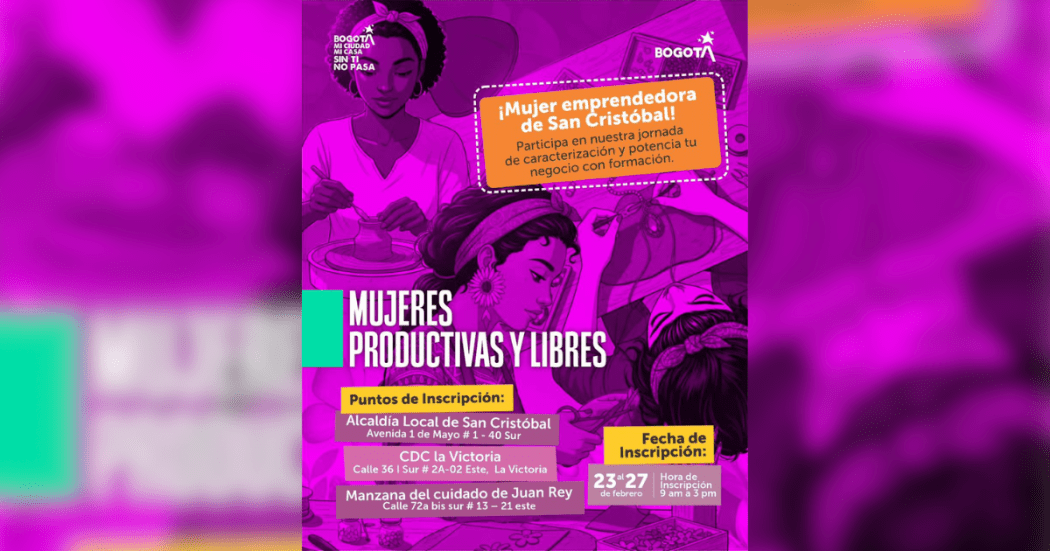 Imagen de la pieza gráfica de la Alcaldía Local de San Crstóbal