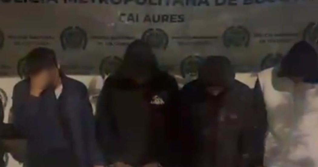 Personas capturadas tras riña