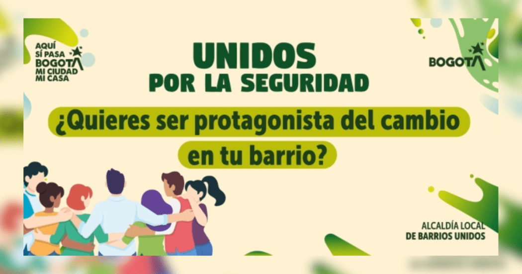 Imagen de la pieza gráfica de la Alcaldía Local de Barrios Unidos