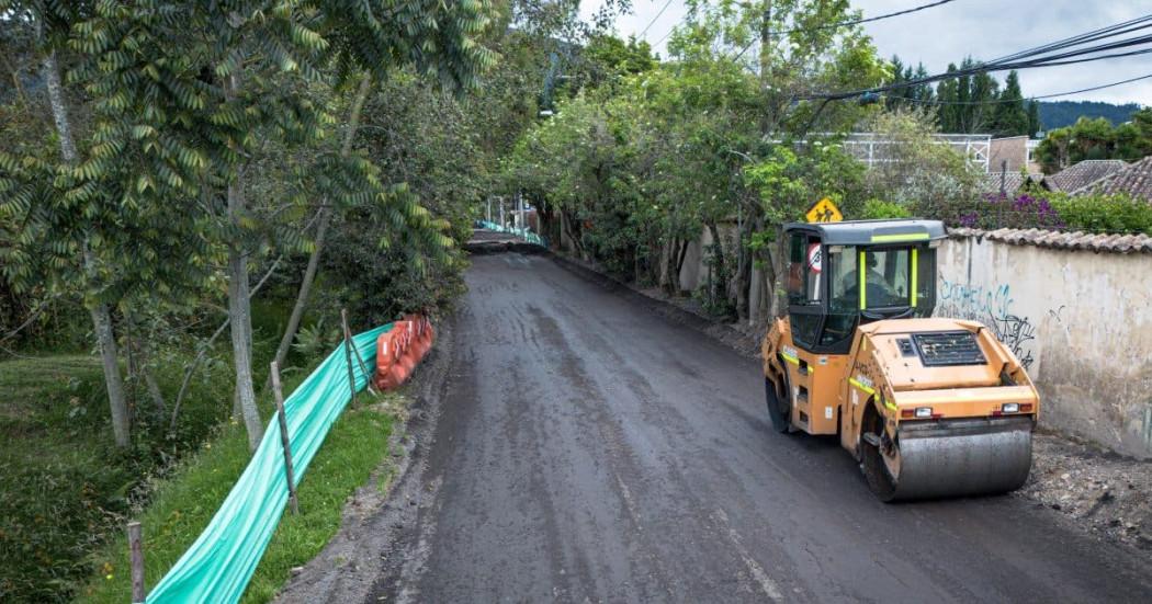 Foto de frente de obra de la UMV. 