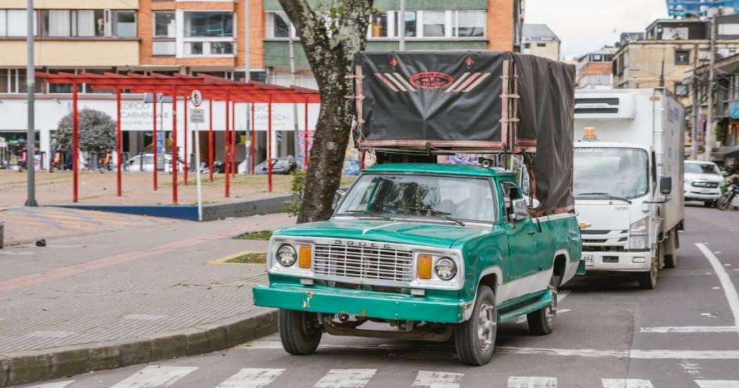 Foto de un vehículo de carga