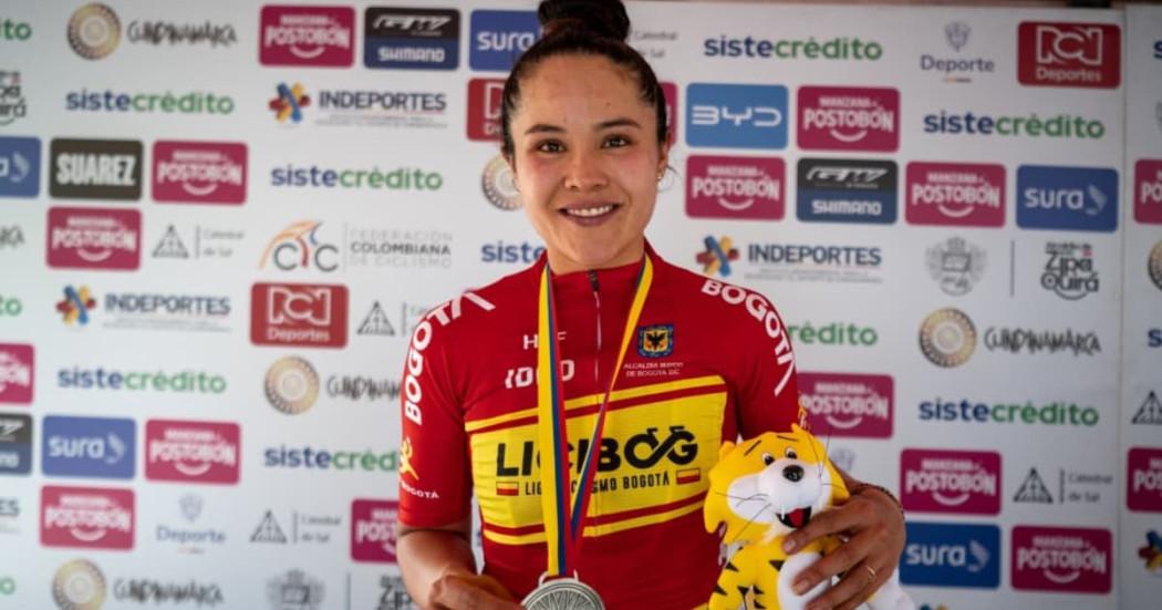Camila Valbuena, ciclista del Equipo Bogotá 