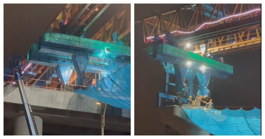 Foto de un frente de obra en Bogotá