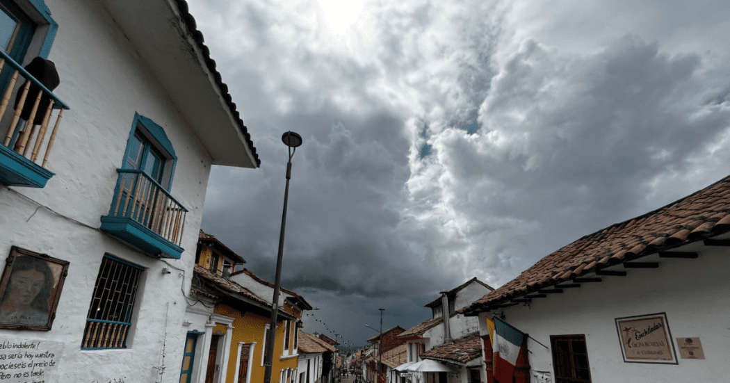 Foto de una calle de la ciudad de Bogotá