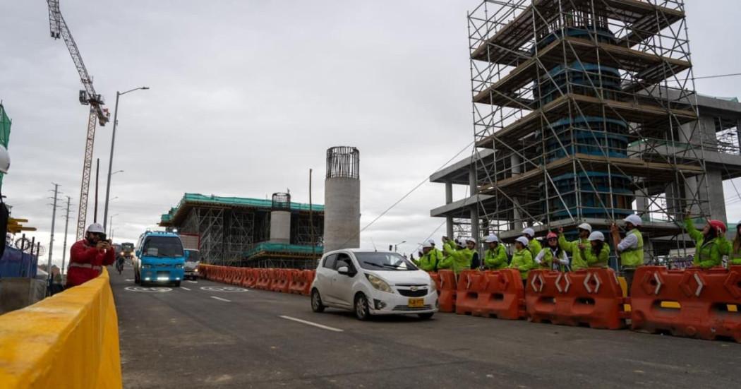 Imagen del nuevo puente sur avenida Primero de Mayo con carrera 68.