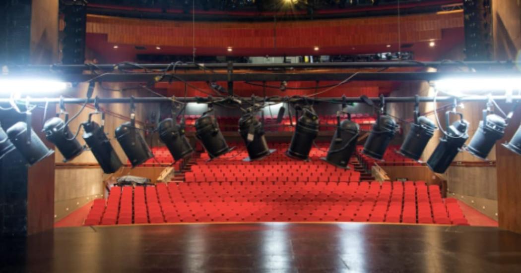 Foto de la sala de Teatro Nacional en Bogotá.
