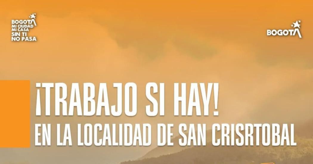 Foto de invitación a la Feria de Empleo en San Cristóbal.