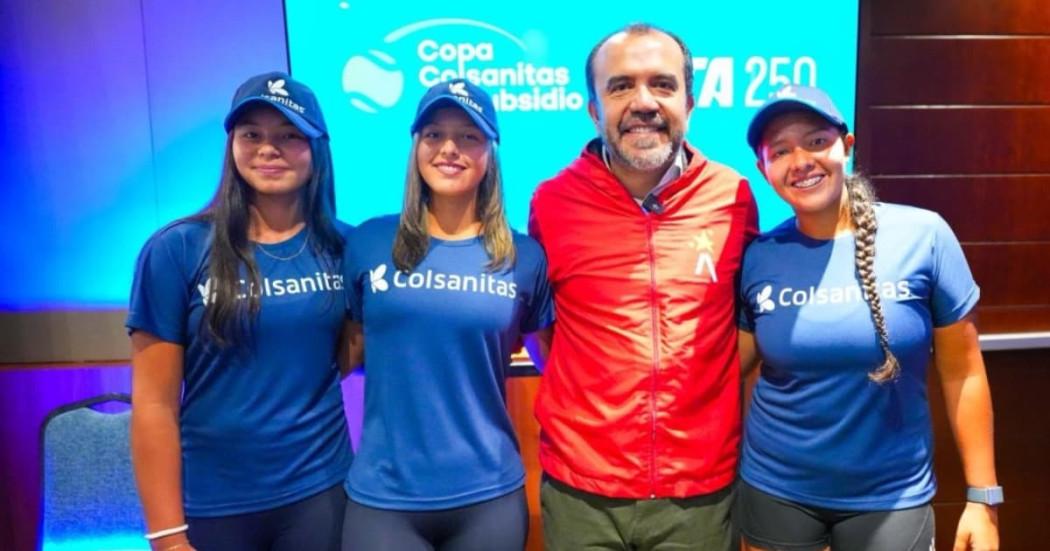 Director del IDRD con deportistas de Bogotá
