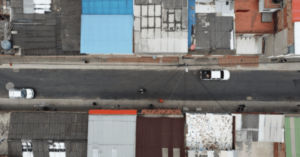 Foto de una calle en la localidad de Tunjuelito