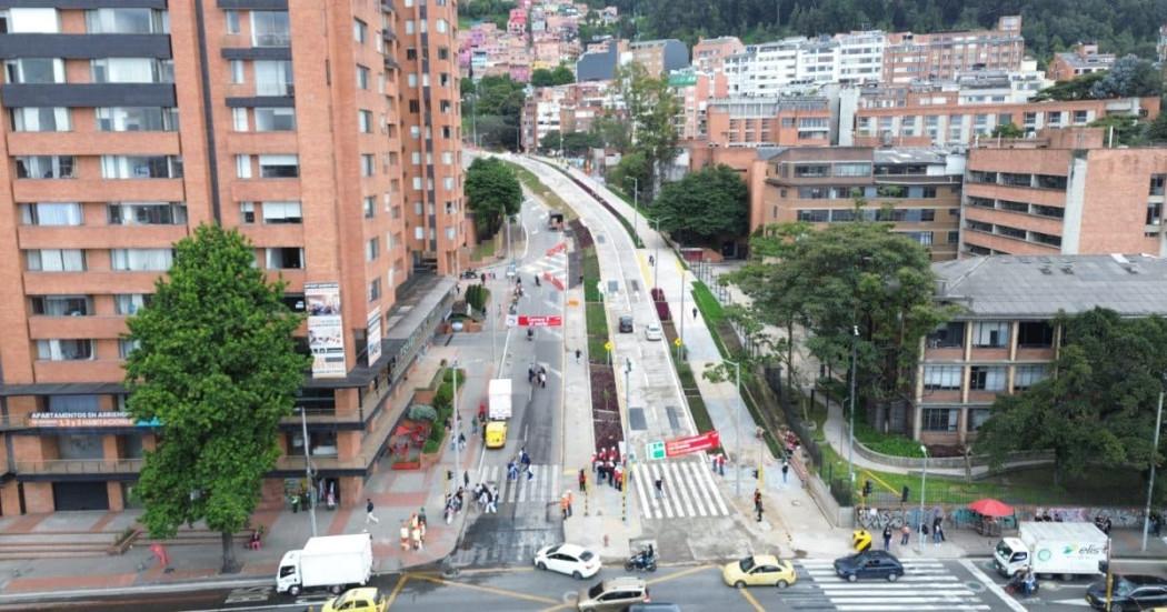 Foto de la carrera Séptima con calle 45.