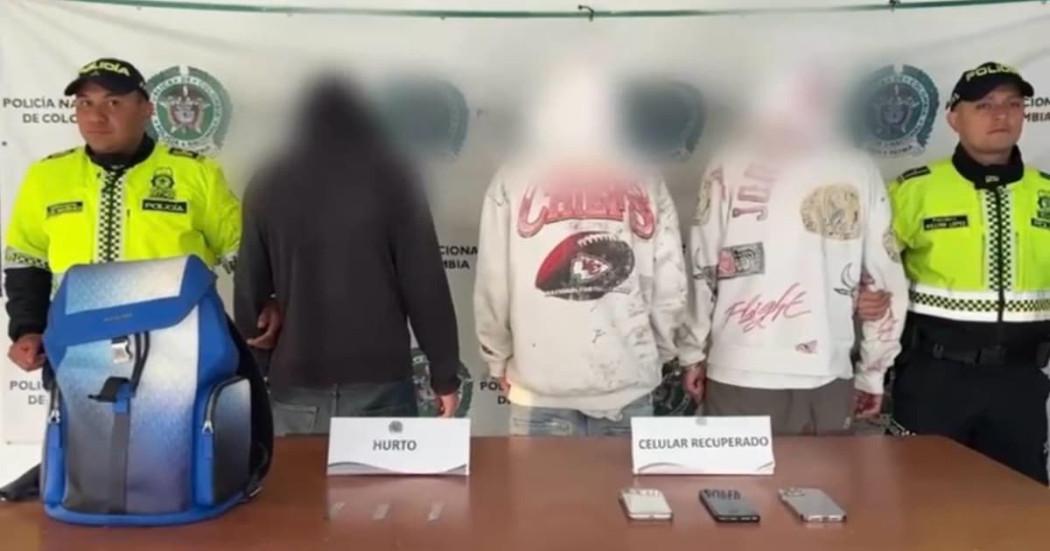 Capturados tras intento de hurto a pasajero en Barrios Unidos.