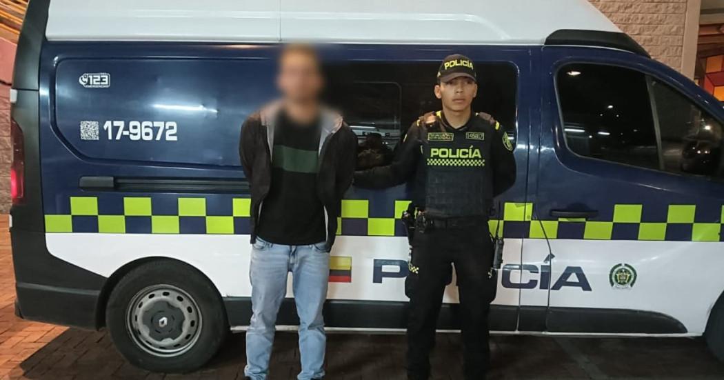 Capturado por la Policía de Bogotá tras hurtar un celular.
