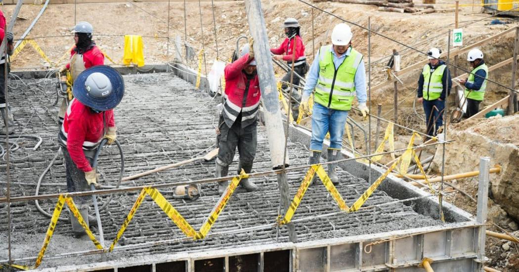 Imagen de una obra en Bogotá
