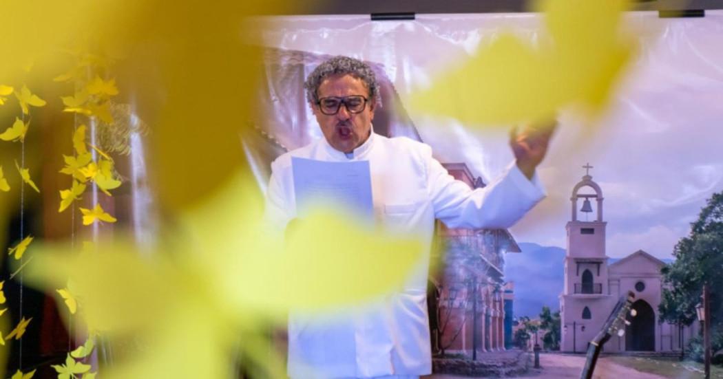 Imagen de Obra teatral sobre García Márquez en la Biblioteca Carlos E. Restrepo durante el Festival Gabo 2025 