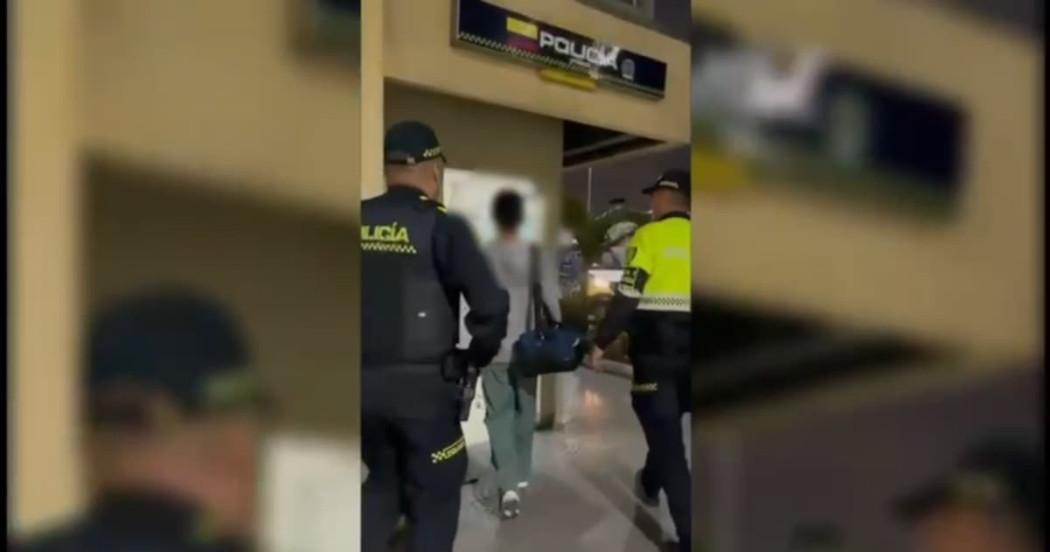 Menor encontrado por la Policía en Terminal del Sur, al sur de Bogotá. 
