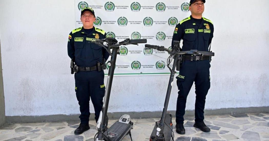 Foto de patinetas recuperadas