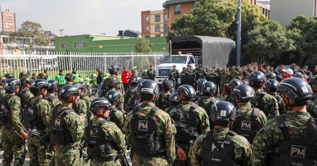 Gaula militar en formación