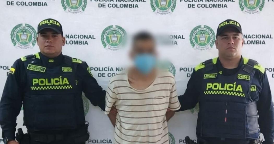 Hombre capturado tras intento de hurto a una vivienda.