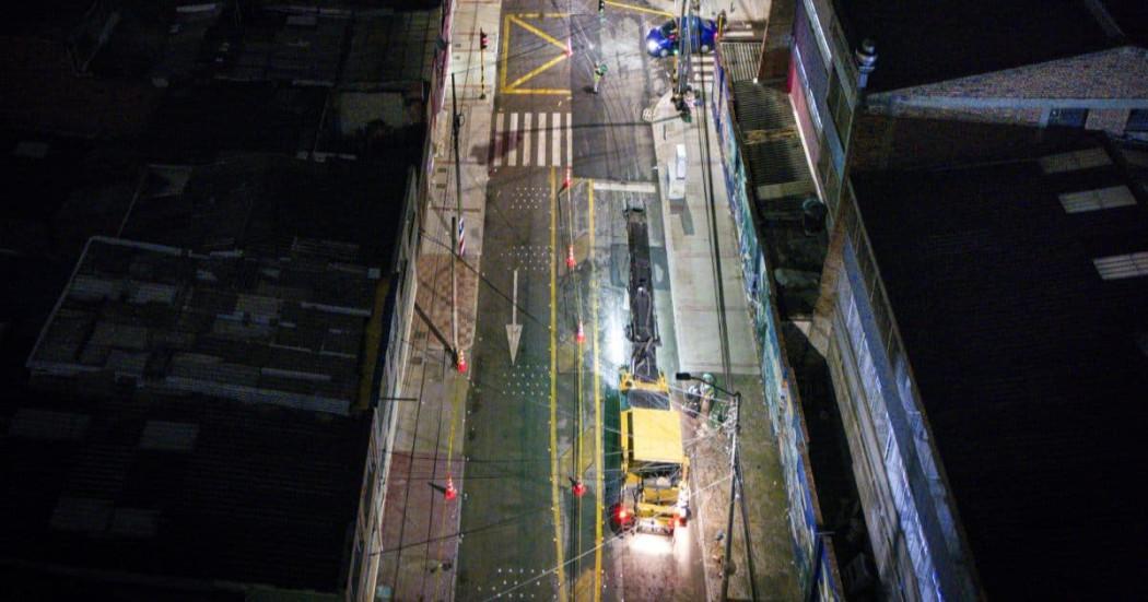 Foto de un frente de obra de la UMV.