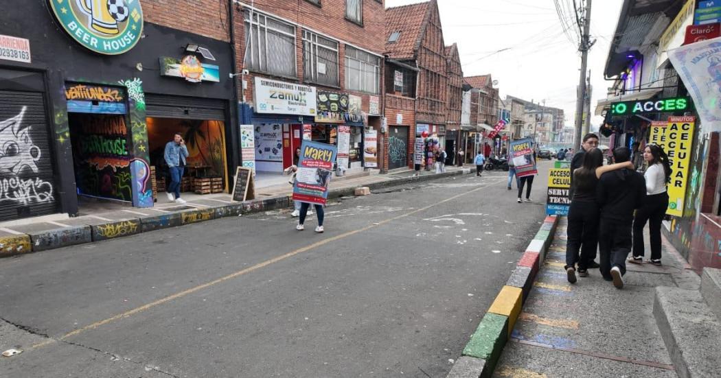 Foto del sector comercial de Marly