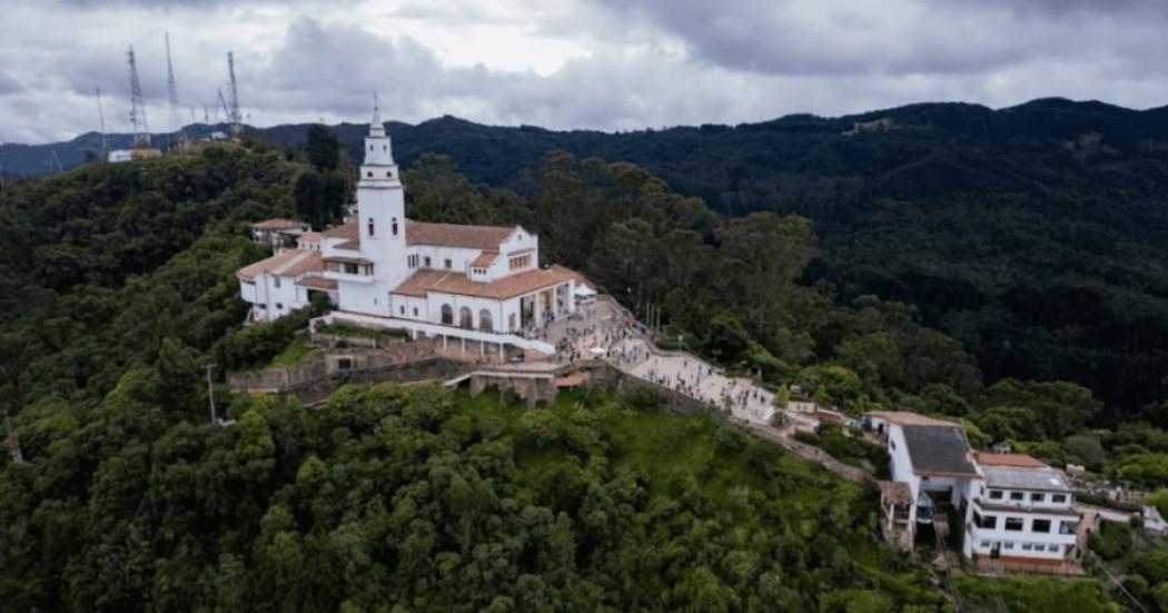 Cerro de Monserrate de Bogotá.