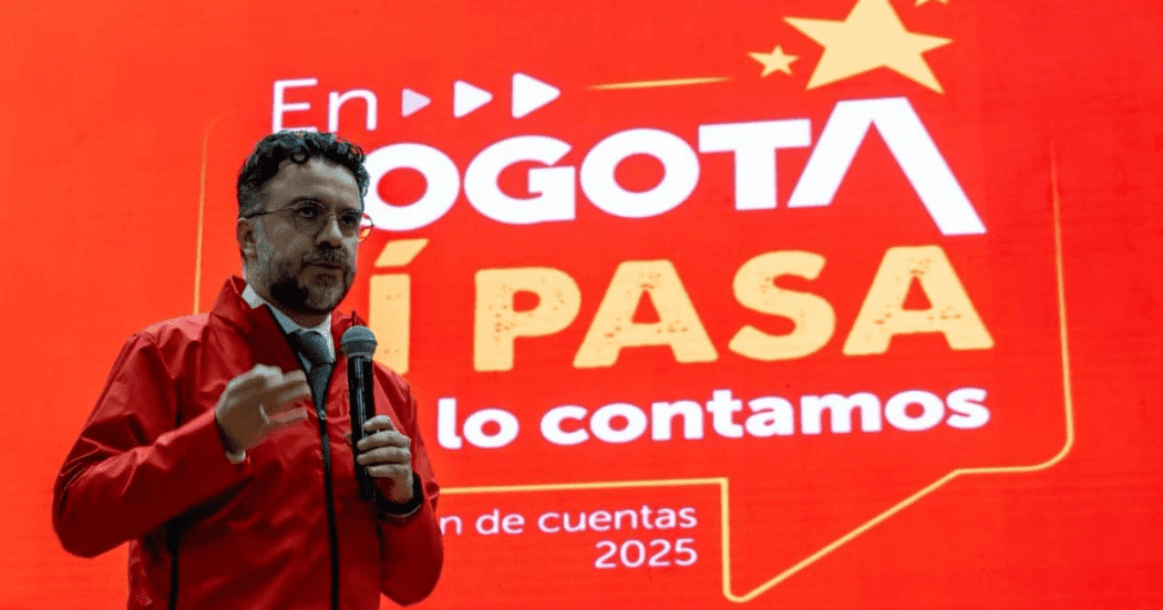 Secretario General Miguel Silva durante su intervención en la audiencia de Rendición de Cuentas 2025