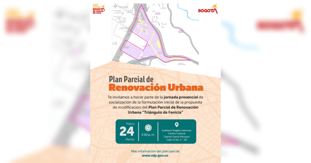 Pieza gráfica informativa del evento