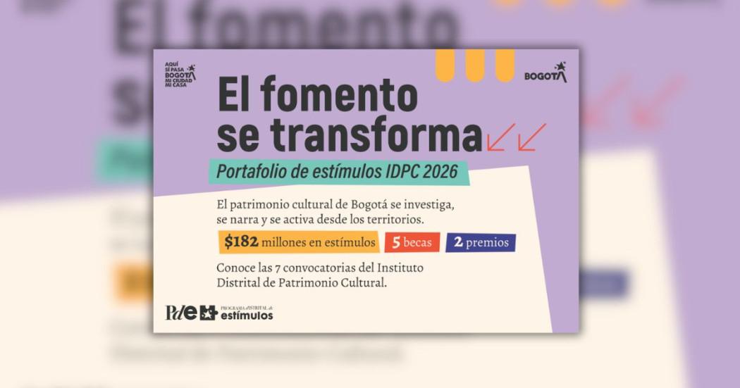 Imagen de afiche oferta de estímulos 2026