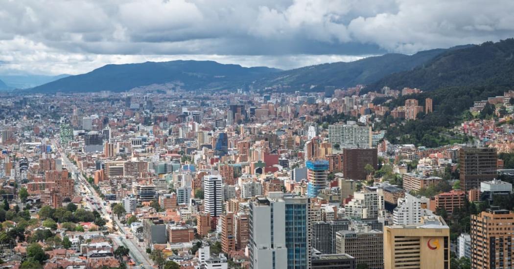 Foto de la panorámica de la ciudad de Bogotá.