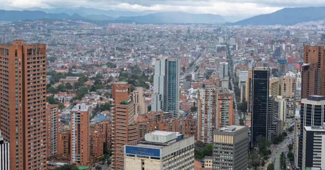 Foto panorámica de Bogotá