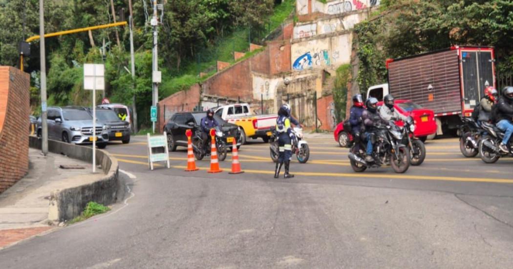 Foto de una vía de Bogotá