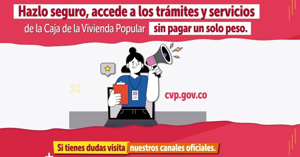 Imagen gráfica relacionada con los canales de atención de la CVP