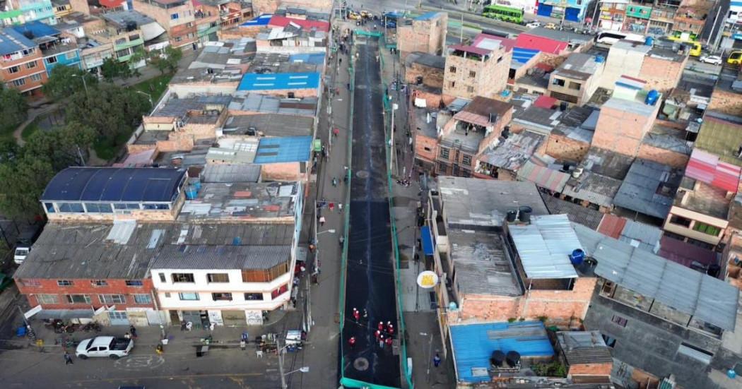 Foto de una vía de Corabastos