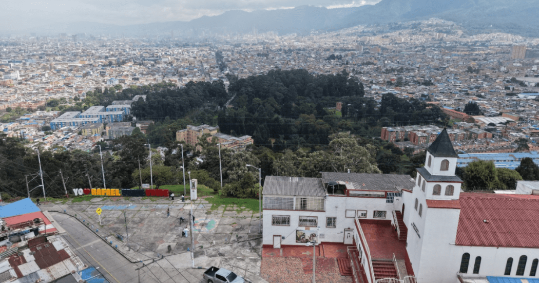 Foto panorámica de Bogotá
