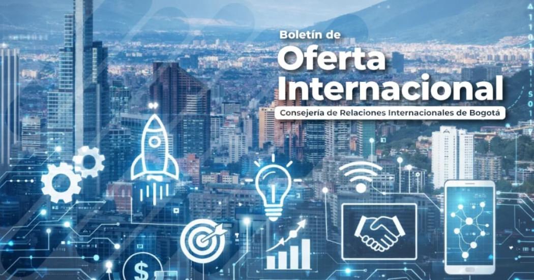 Foto panorámica de Bogotá.