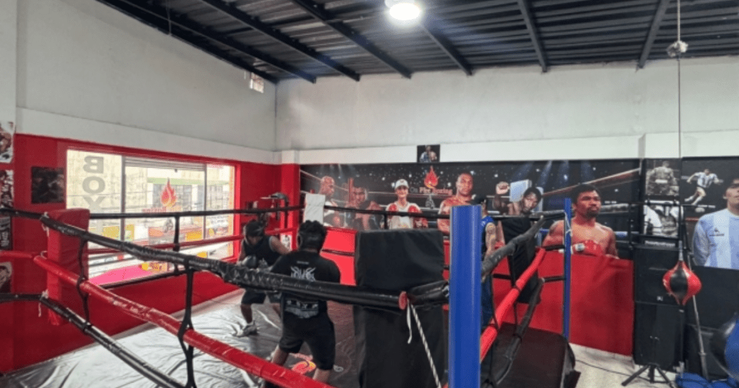 Foto de un ring de Boxeo