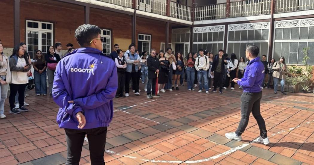 Foto de un encuentro en el centro de Bogotá.