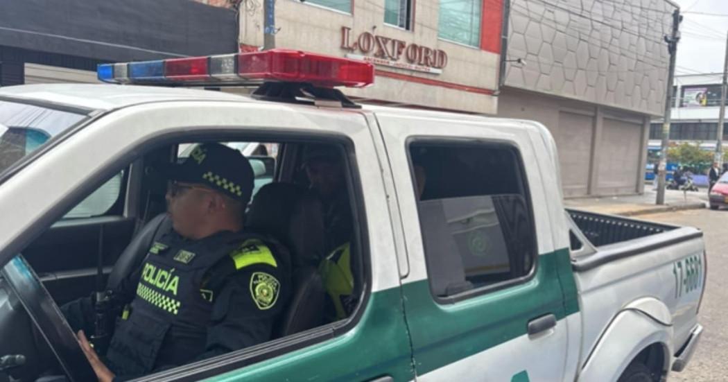Foto de los operativos a hoteles y moteles del barrio Venecia, al sur de Bogotá.