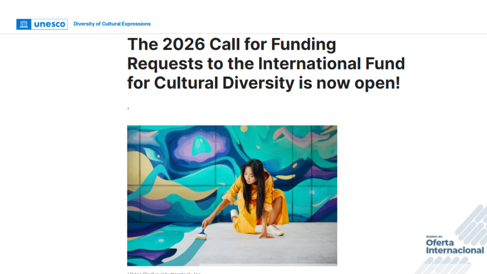 Convocatoria UNESCO para proyectos de diversidad cultural