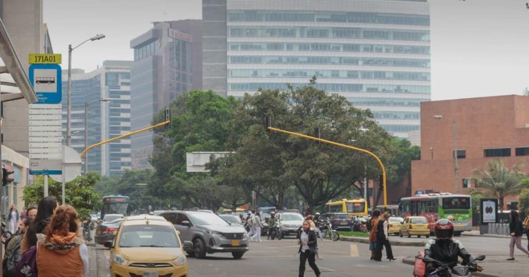 Foto de la carrera Séptima con calle 120A en Bogotá.